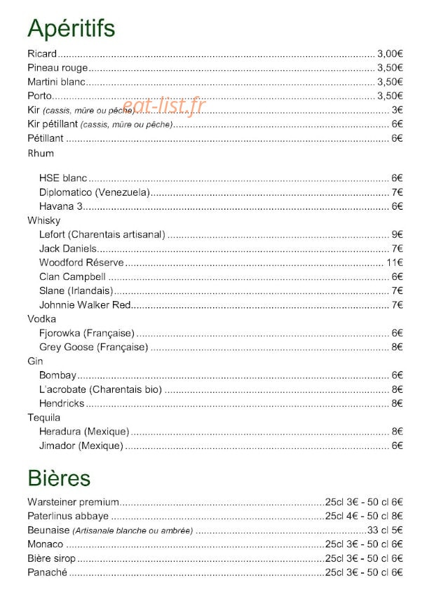 Le Rendez-Vous — carte page 3
