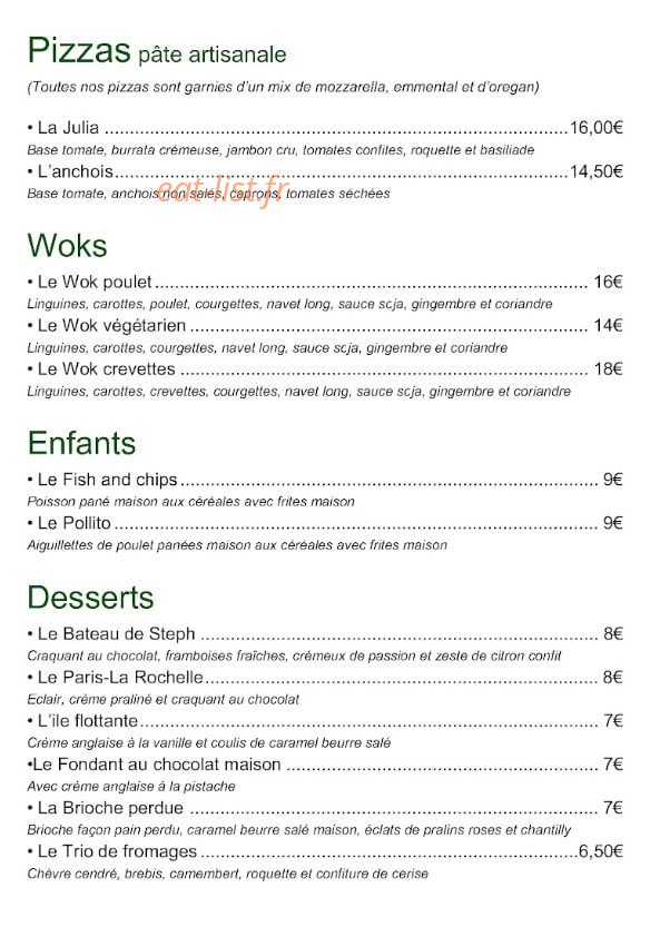 Le Rendez-Vous — carte page 2