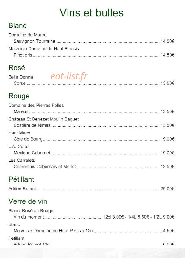 Le Rendez-Vous — carte page 5