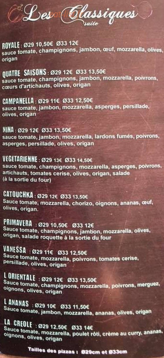 Couby pizz — carte page 3