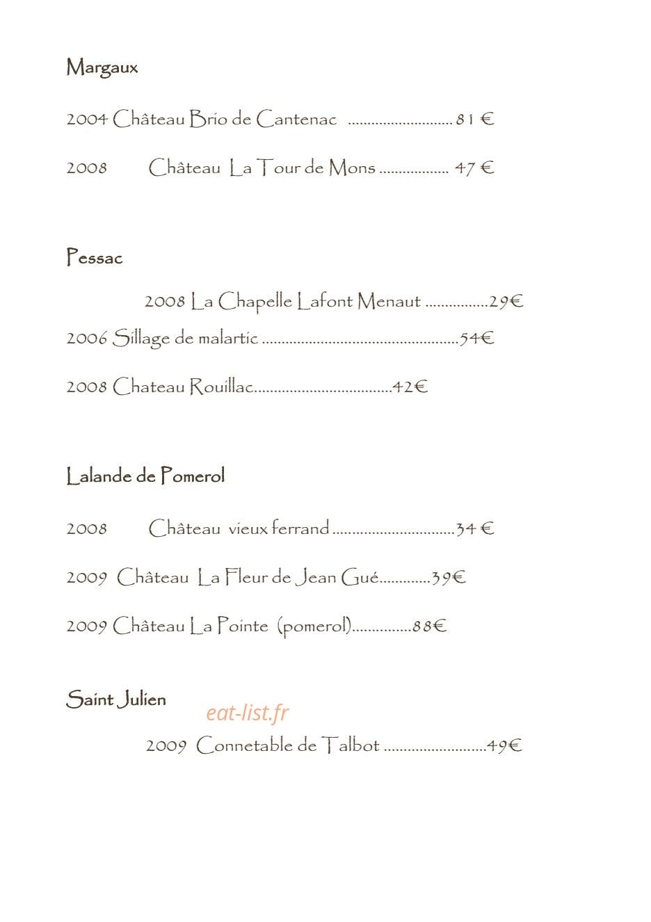 La Pierrevue — carte page 9