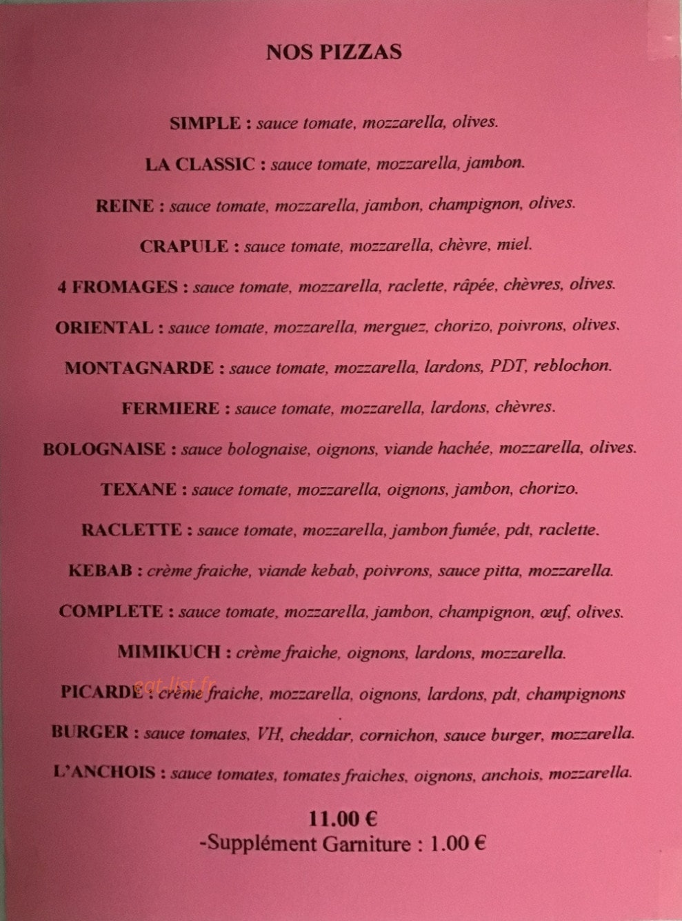 O'Pti Charronnais — carte page 1