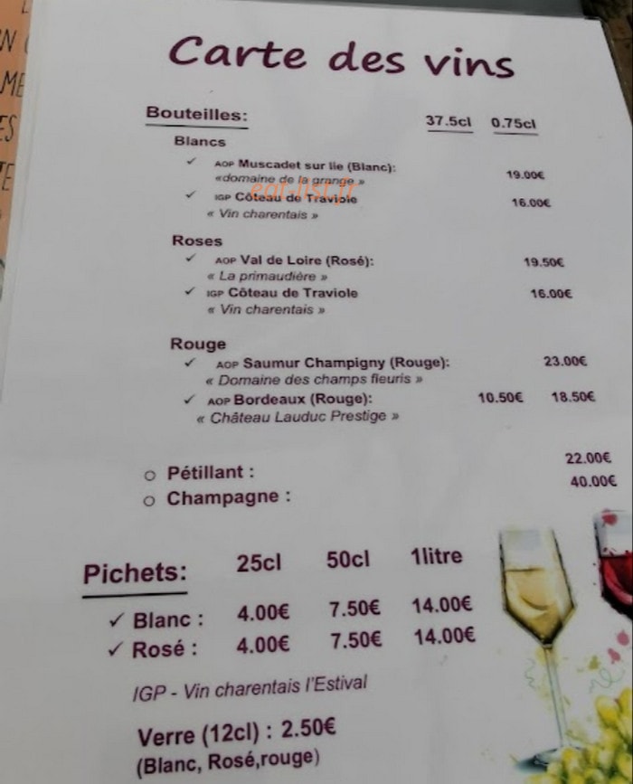 La Ponetere — carte page 2