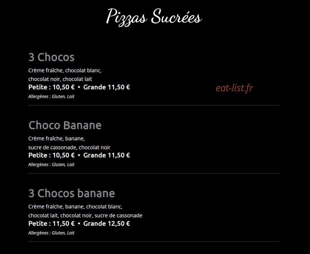 Kpizz — carte page 9