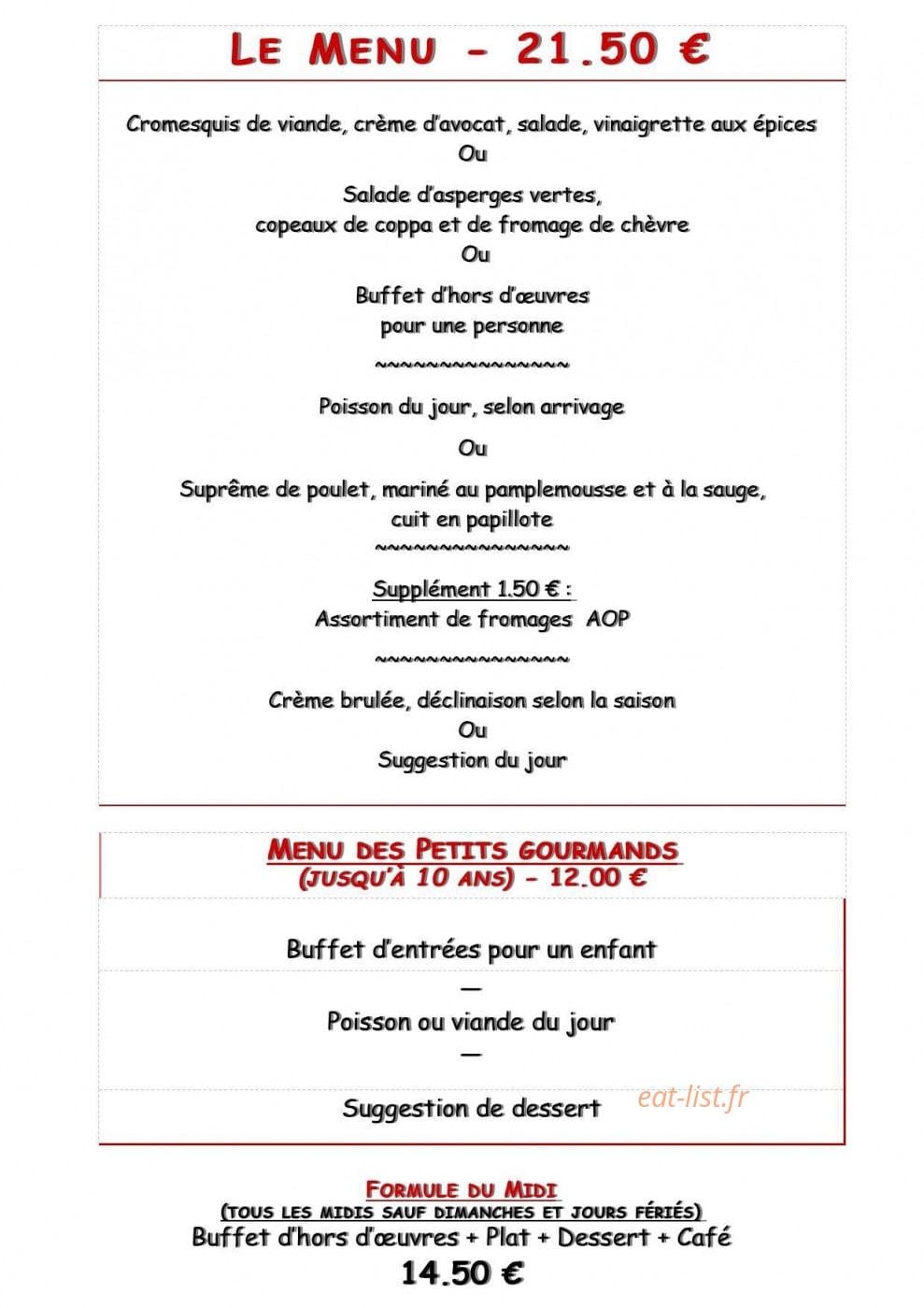 Le Saint Genis — carte page 3