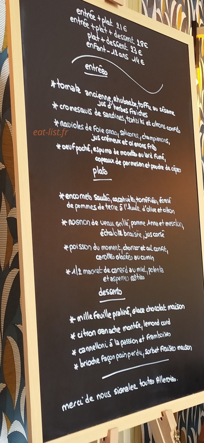Le Grain de Sel — carte page 2