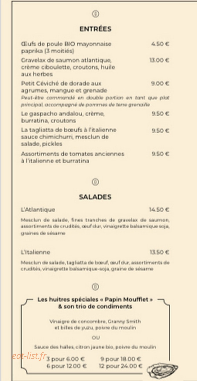 L'Instant Cave — carte page 2