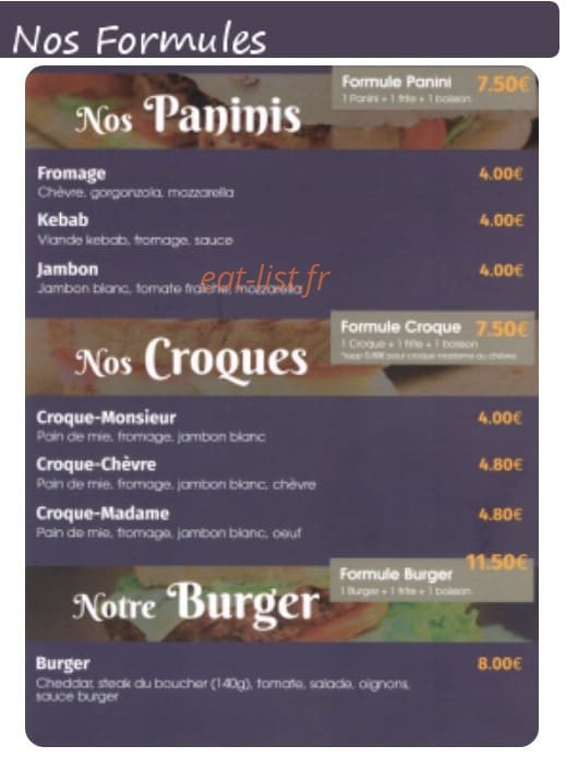 La Florentine — carte page 5