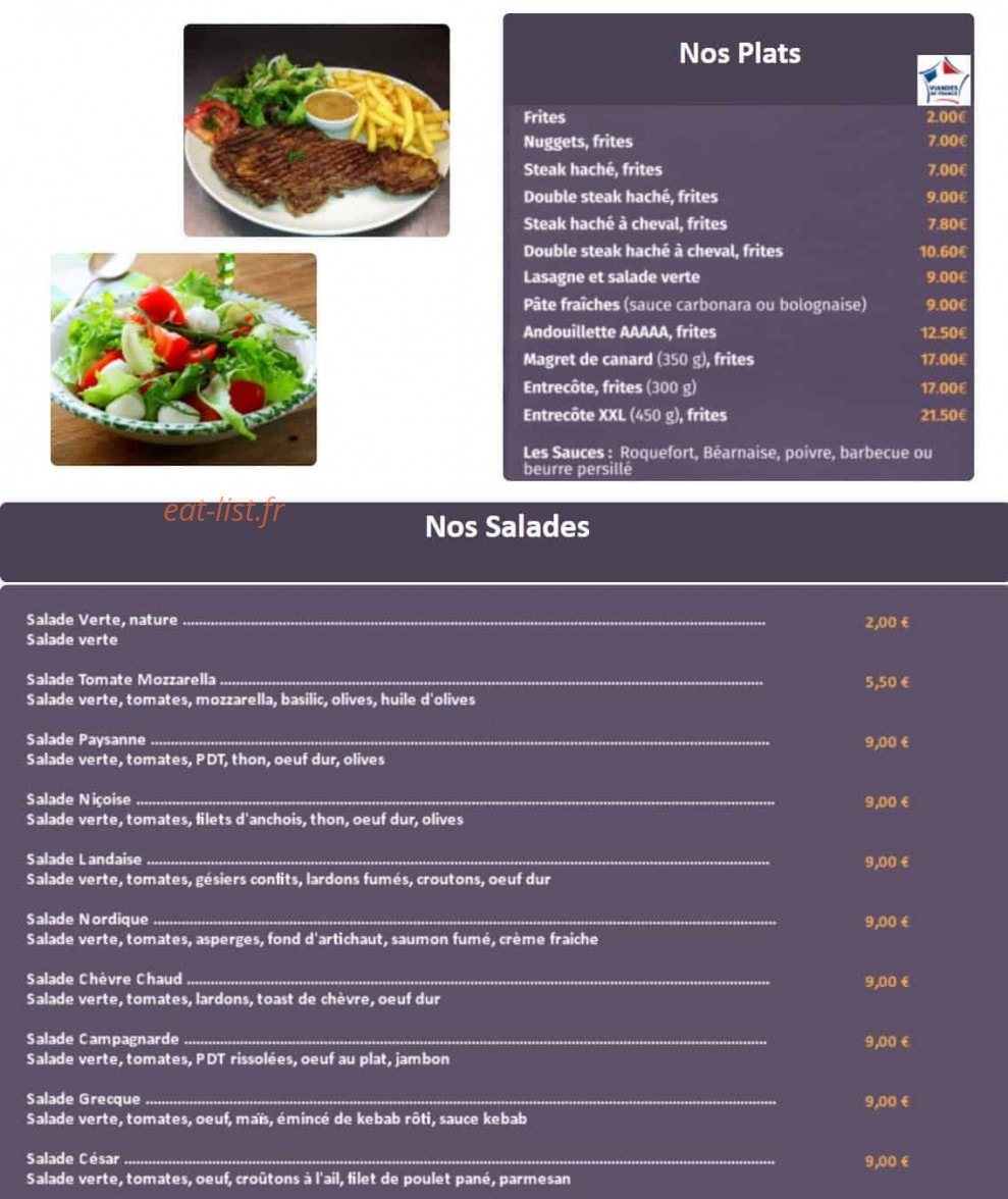 La Florentine — carte page 3