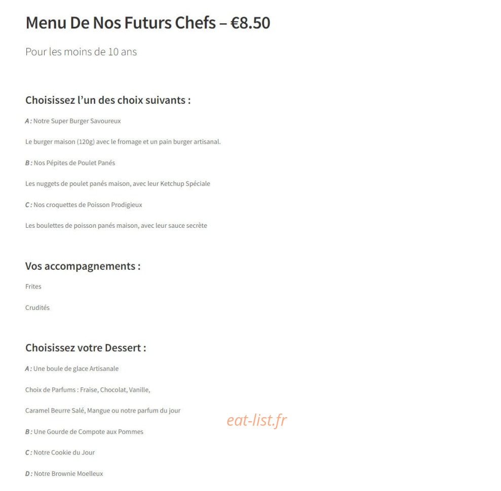 Le Cochon Truffier — carte page 4