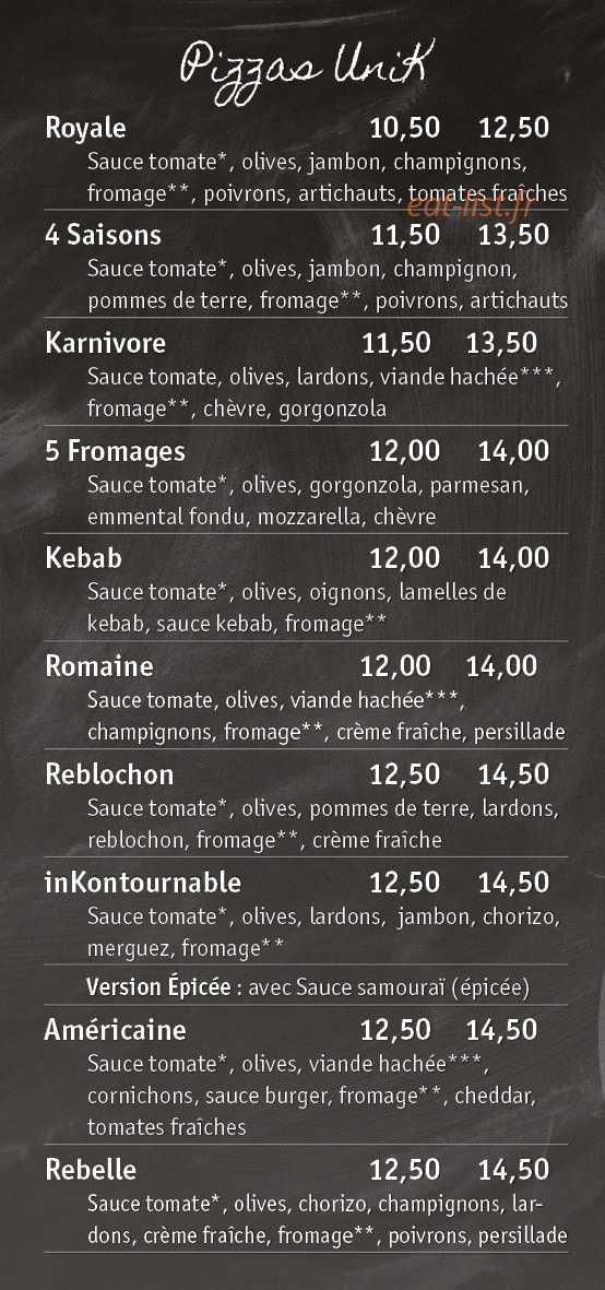 Kpizz — carte page 4