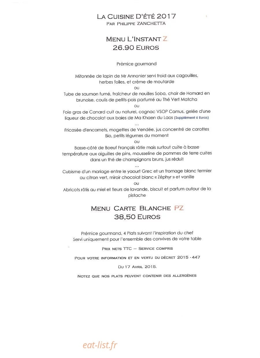 L'instant Z — carte page 4
