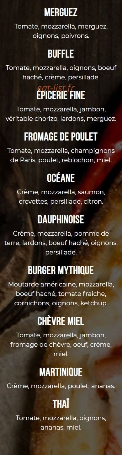 Fabulo Pizz — carte page 2