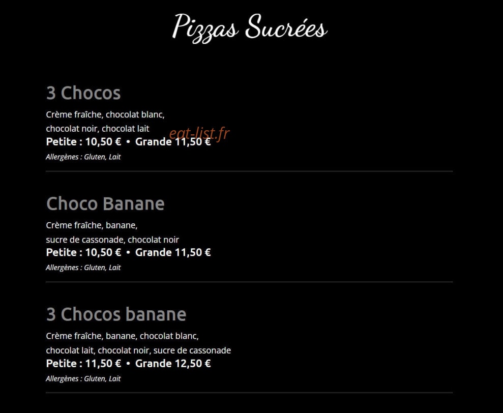 Kpizz — carte page 9