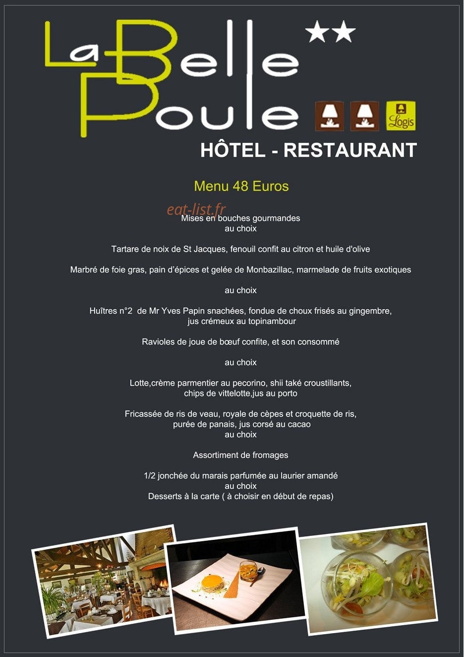La belle poule — carte page 9