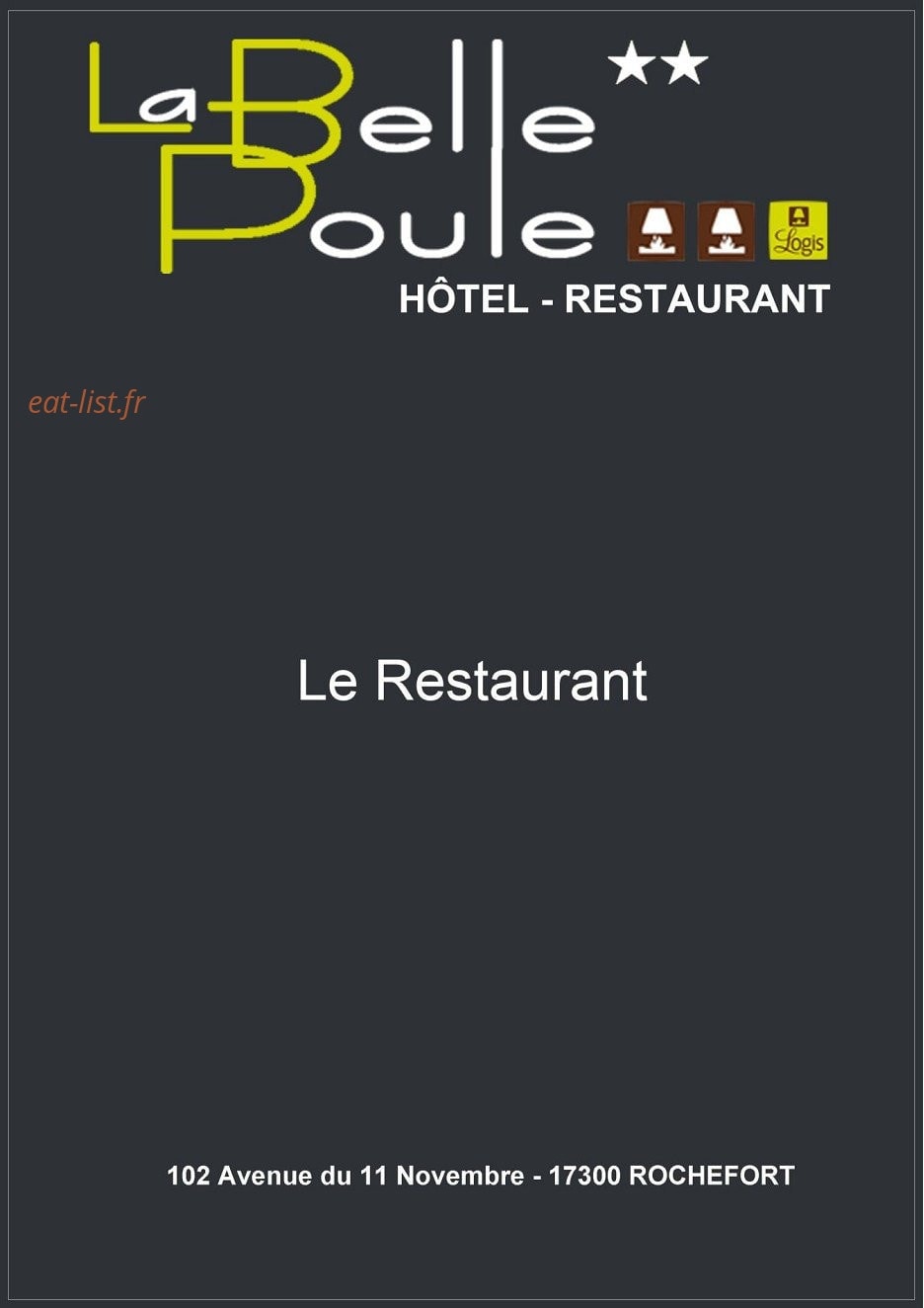 La belle poule — carte page 1