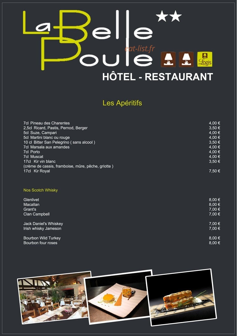 La belle poule — carte page 3