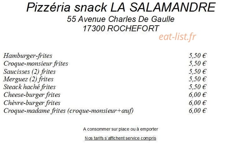 La salamandre — carte page 1