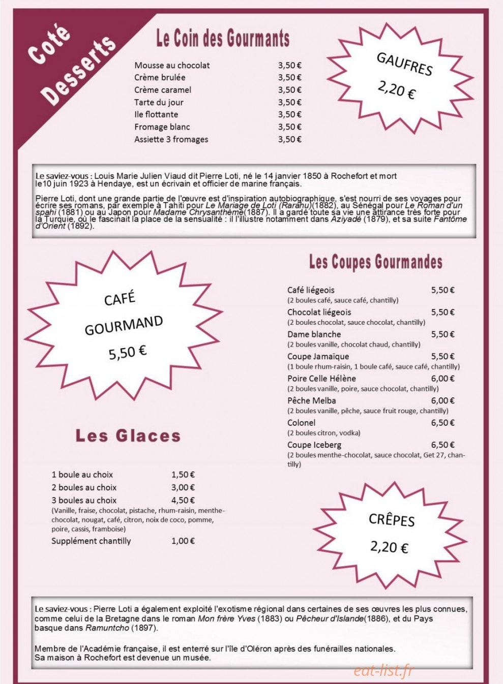 Le Pierre Loti — carte page 4