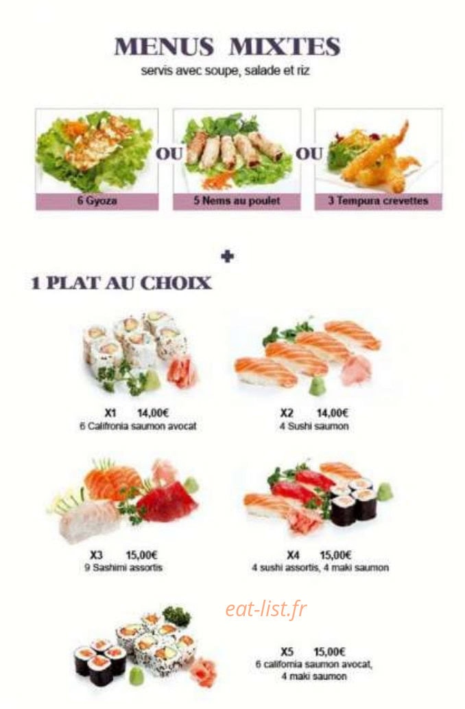 Le Tokyo — carte page 6