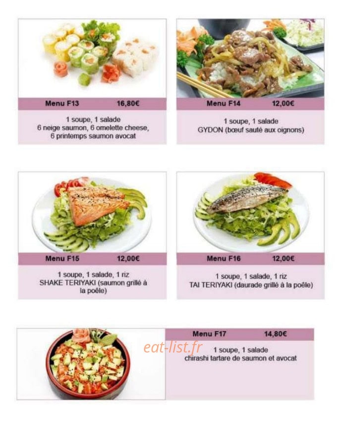 Le Tokyo — carte page 5