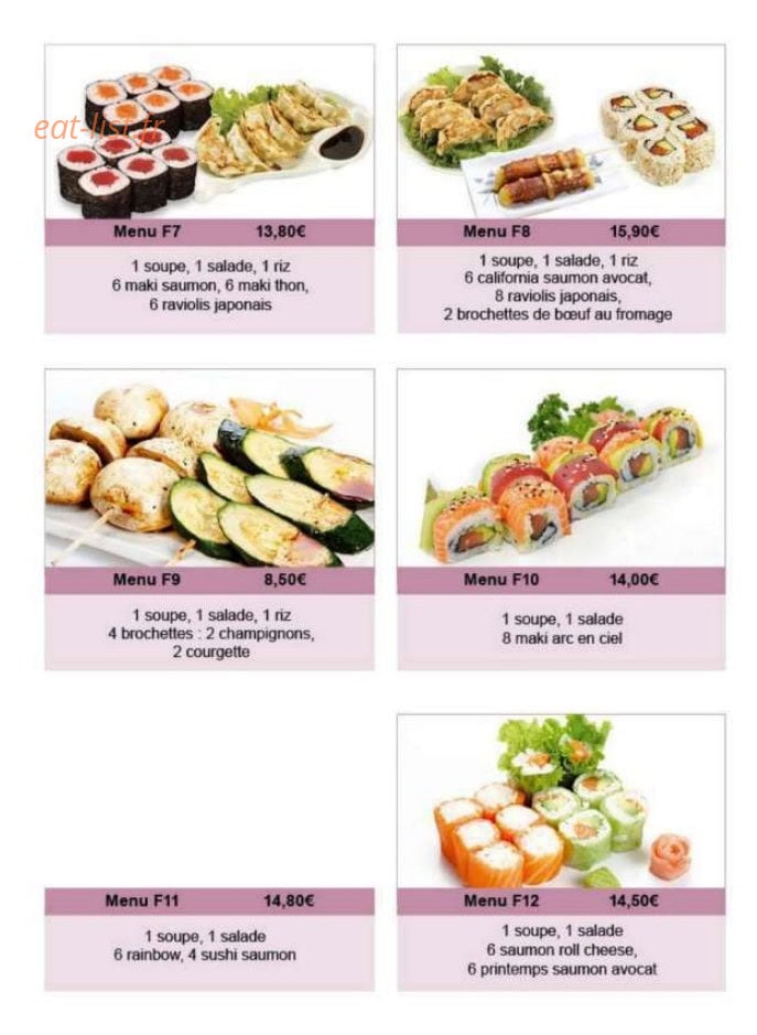 Le Tokyo — carte page 4