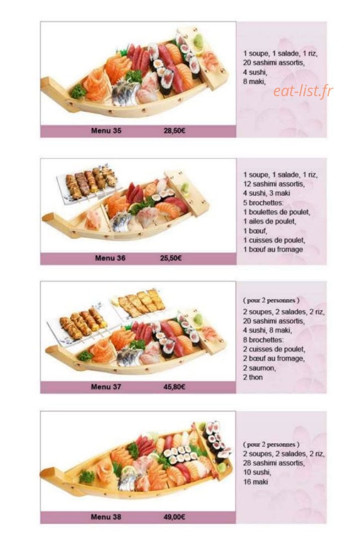 Le Tokyo — carte page 7