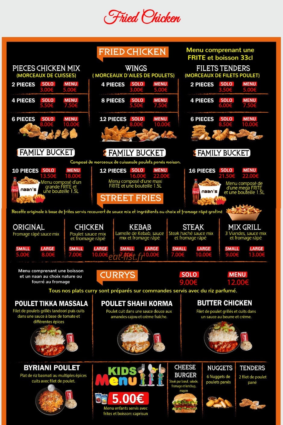 Naan’s — carte page 2