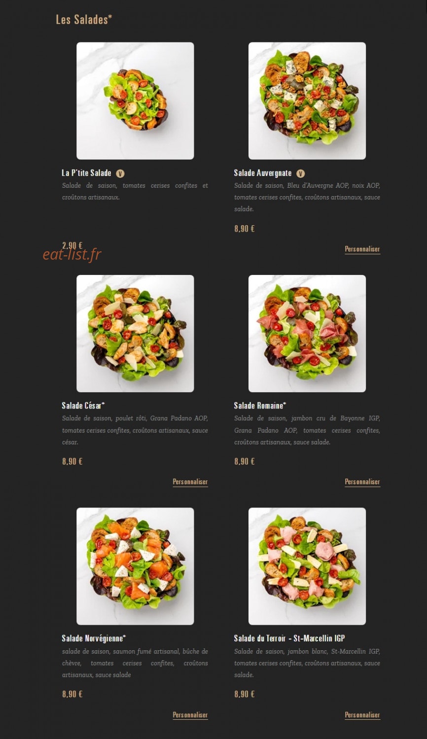 Pizza Cosy — carte page 4