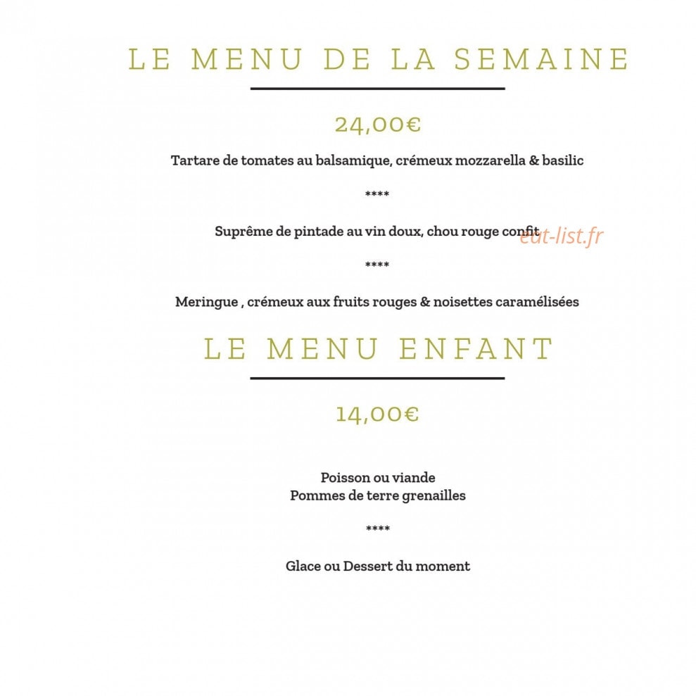 Restaurant Vivre(s) — carte page 4