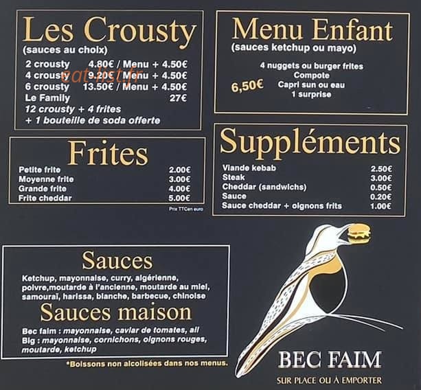 Bec Faim — carte page 4