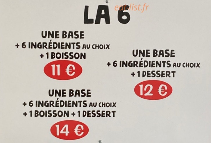 Chez Fred — carte page 3