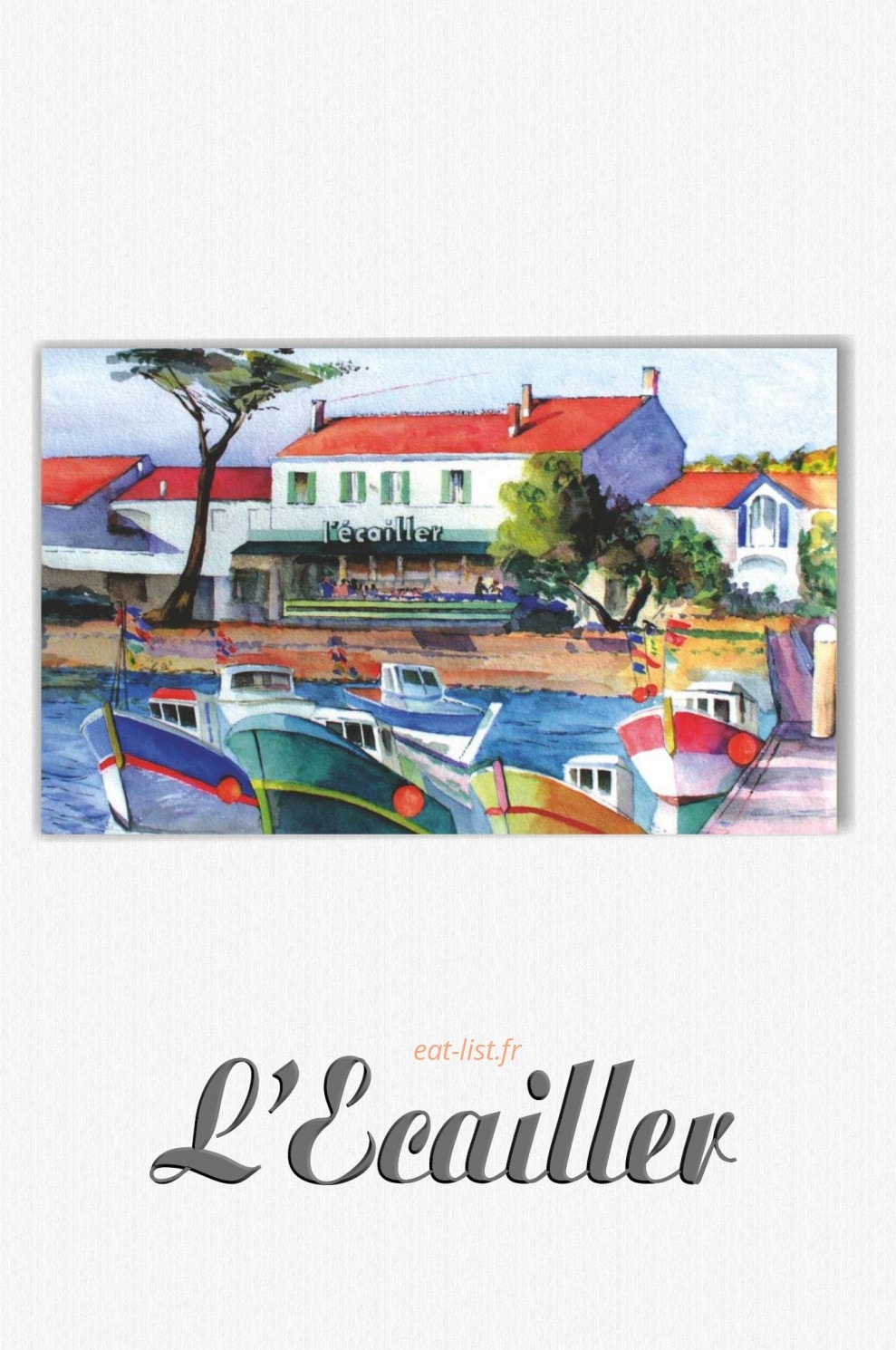 L'Ecailler — carte page 1