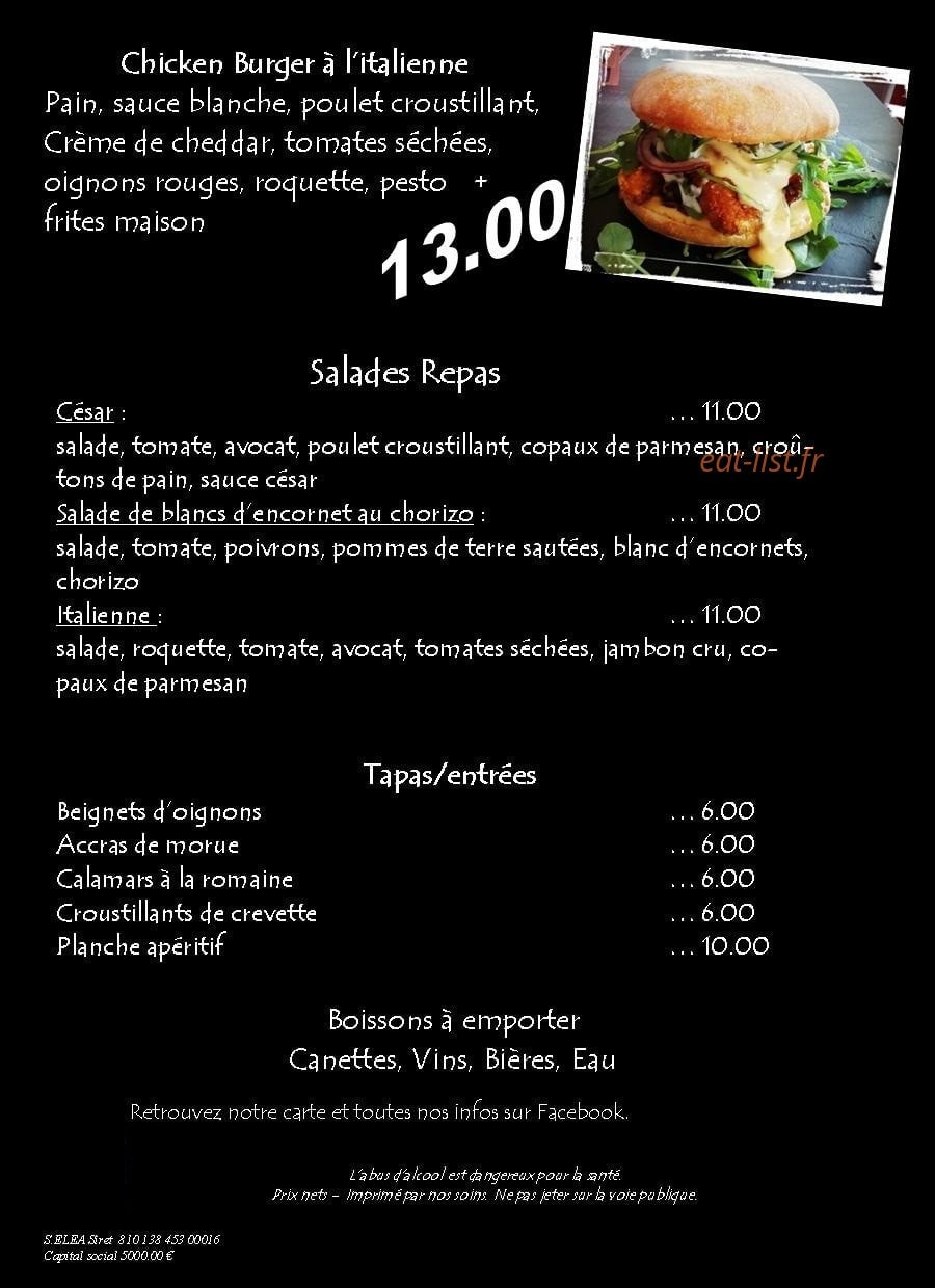 La Strada — carte page 2