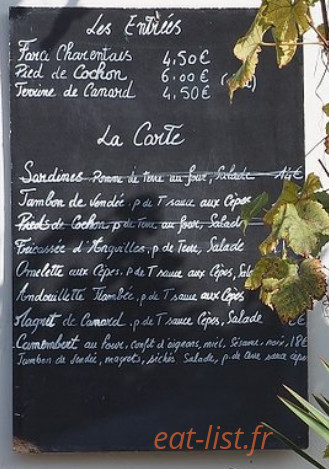 La Conserverie — carte page 2