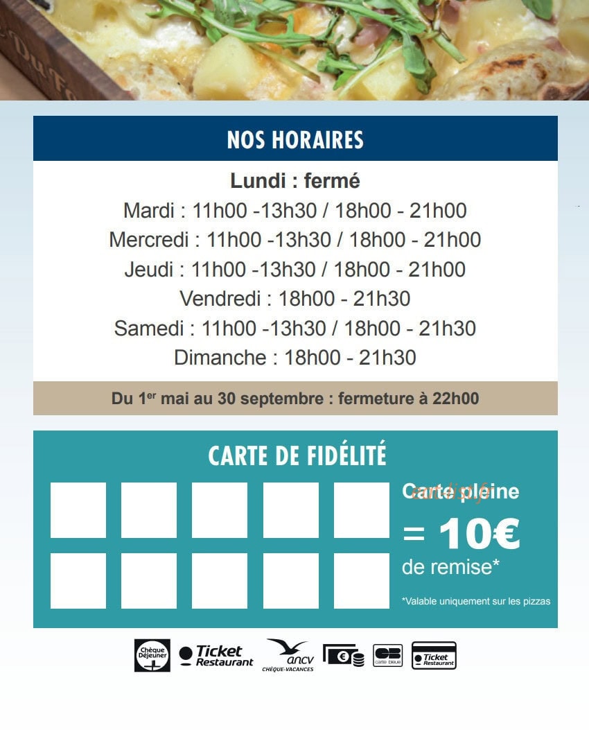 La Belle Bleue — carte page 6