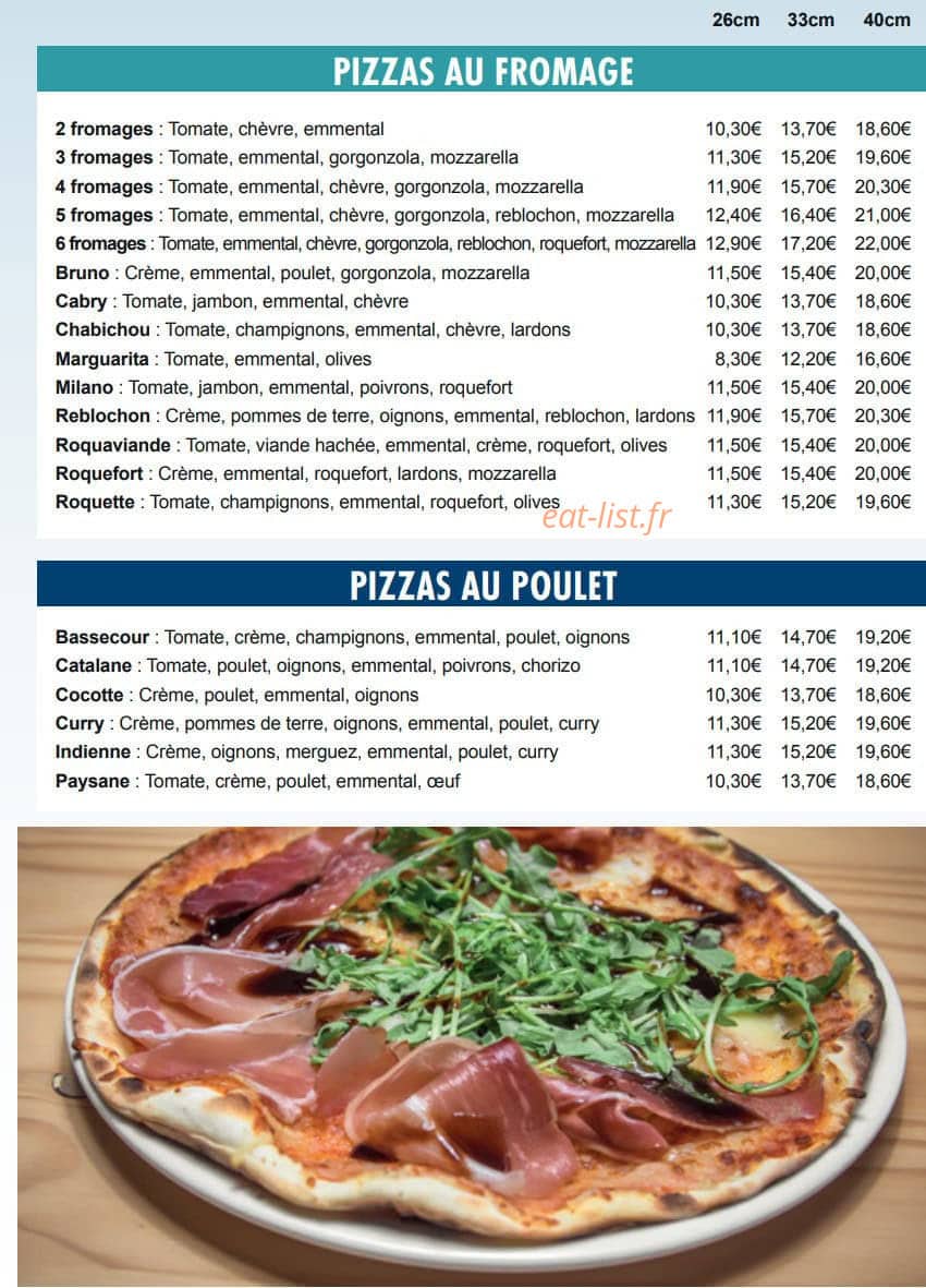 La Belle Bleue — carte page 3