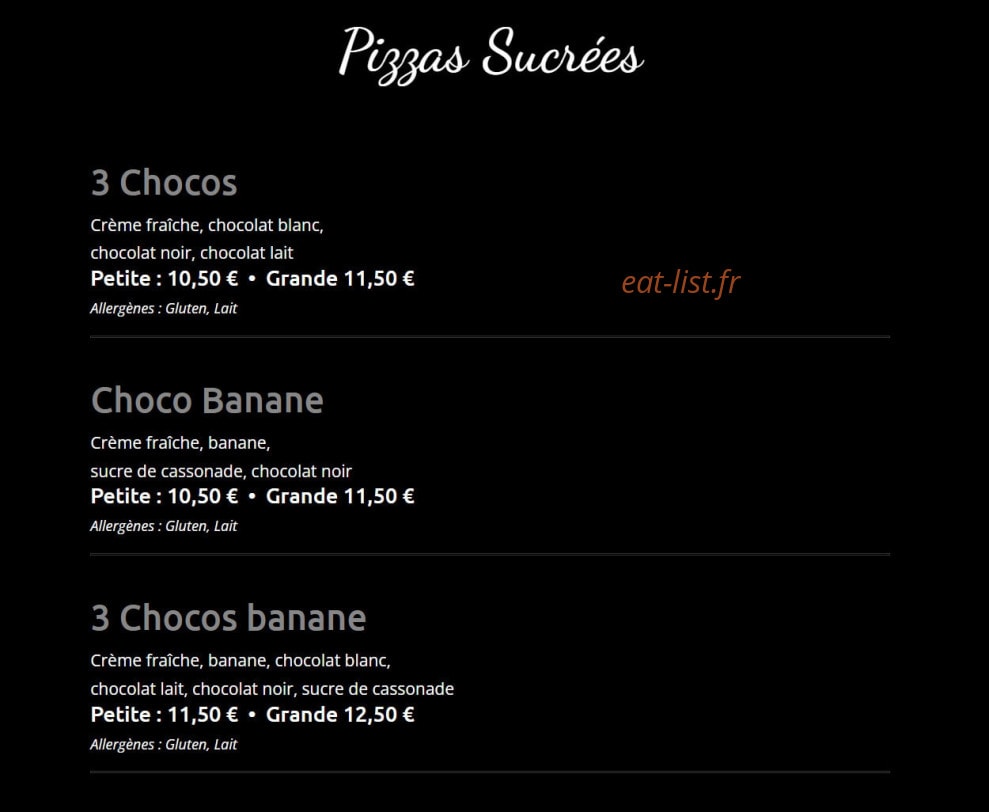 Kpizz — carte page 9