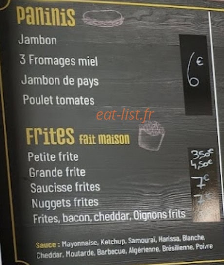 Le Petit Creux — carte page 1