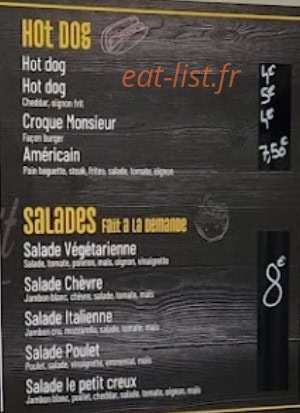 Le Petit Creux — carte page 4