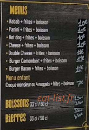 Le Petit Creux — carte page 5