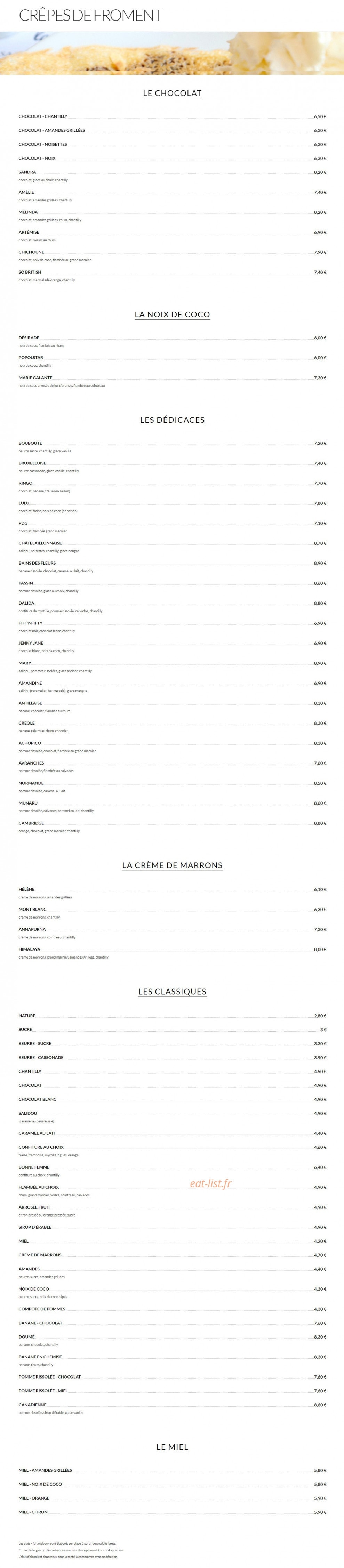 Les Bains des Fleurs — carte page 2