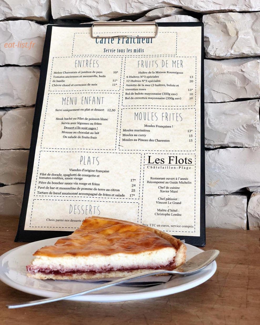 Les Flots — carte page 1