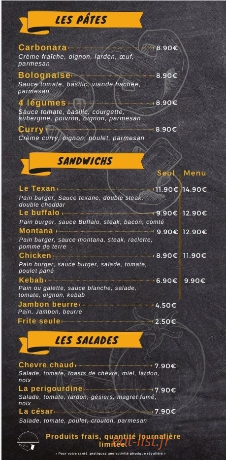 Art'Pizzanale — carte page 2