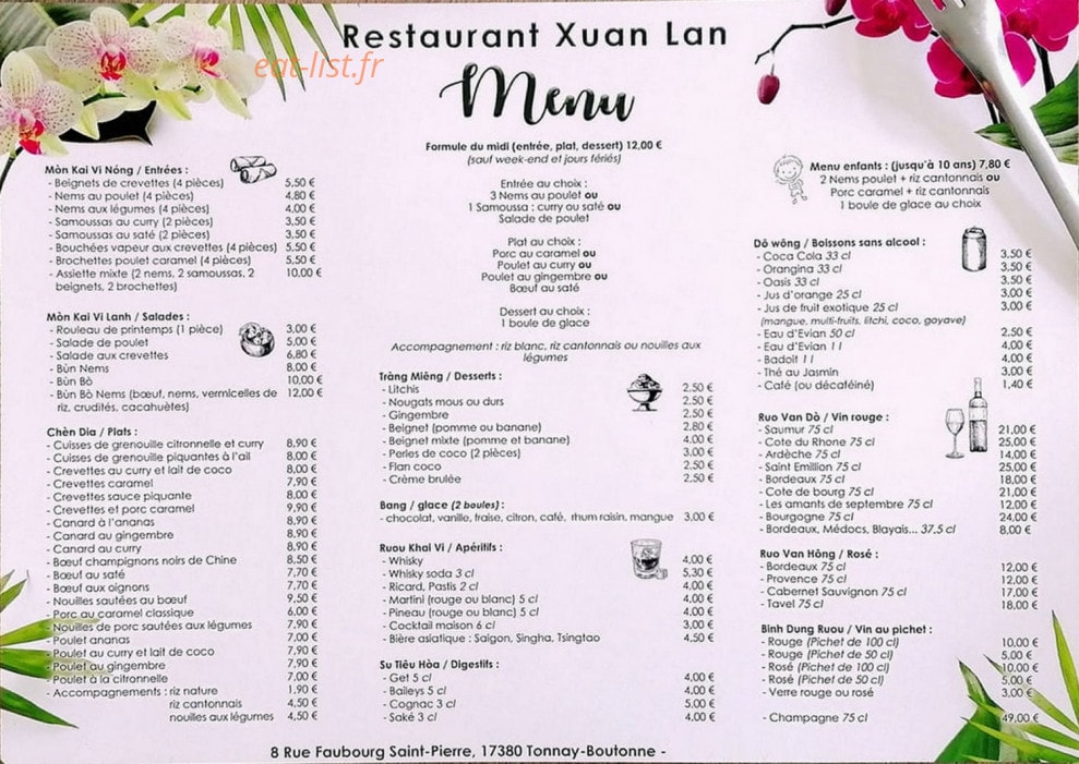 Xuan Lan — carte page 1