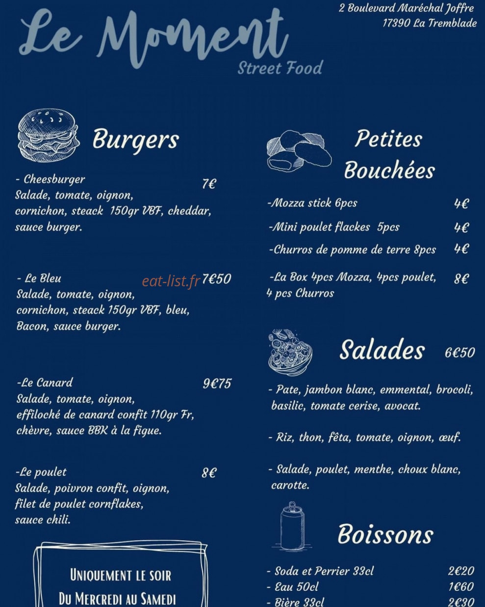 Le Moment — carte page 1