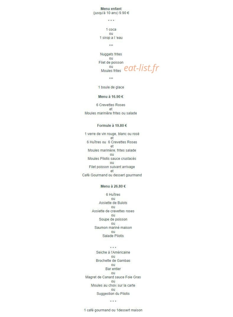Le pilotis — carte page 2