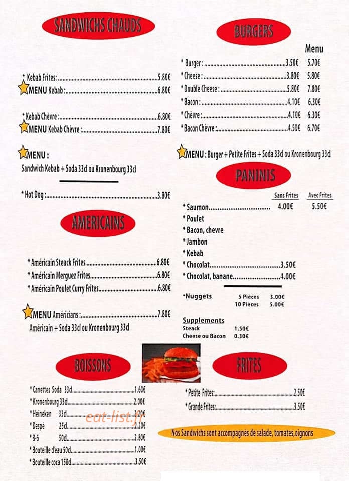 Tino Pizz — carte page 1