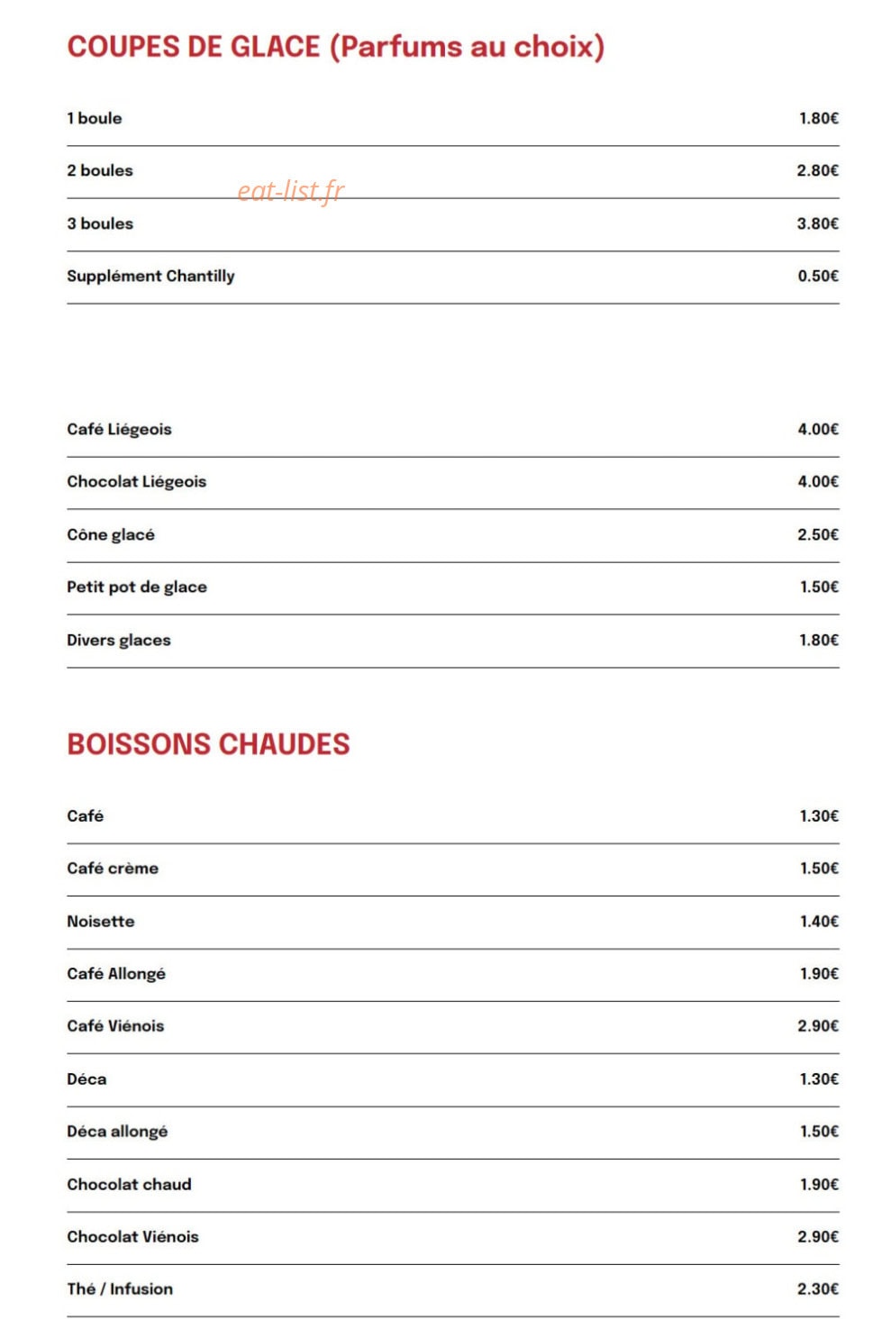 Le Relax — carte page 2