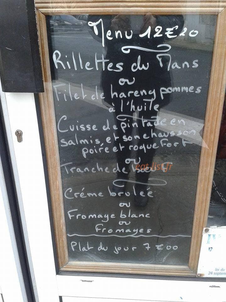 Cafe francais — carte page 1